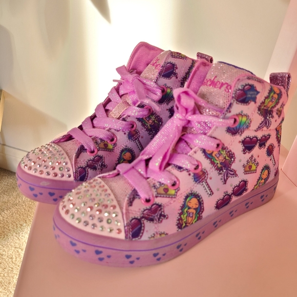 Skechers Twinkle Toes Hightops - Picture 1 of 7